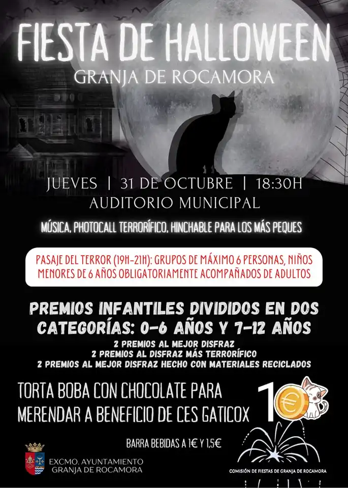 Fiesta de Halloween Granja de Rocamora 2024