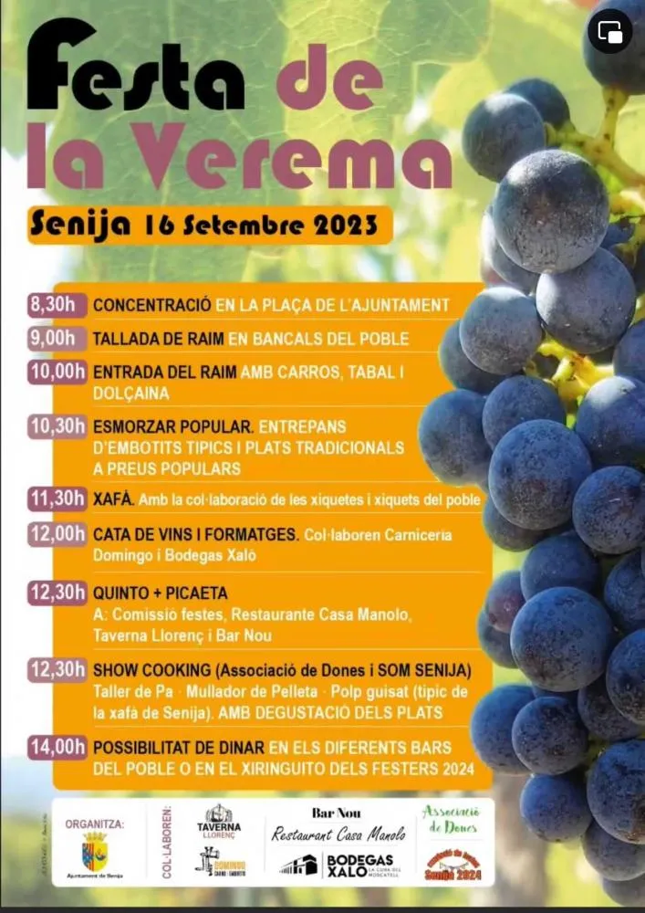 Fiesta de la Vendimia Senija 2023