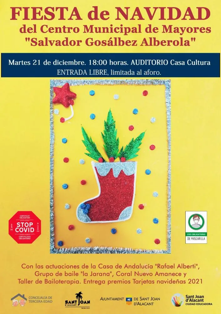 Fiesta de Navidad Mayores de San Juan