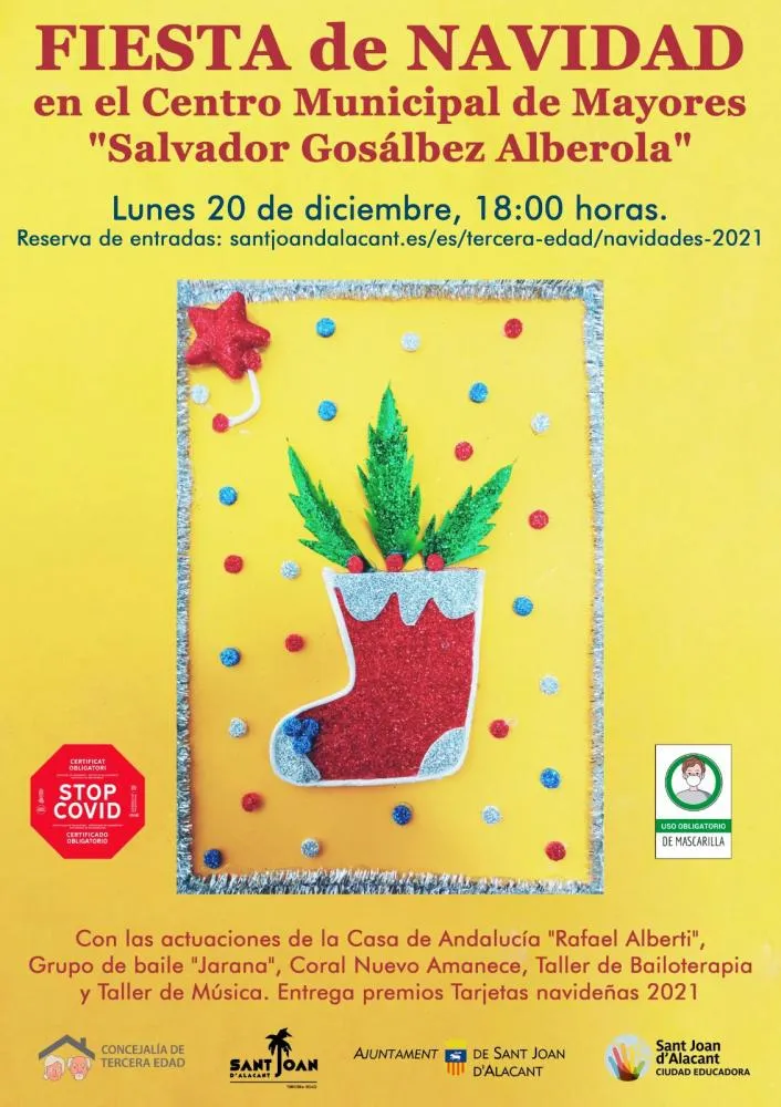Fiesta de Navidad para Mayores