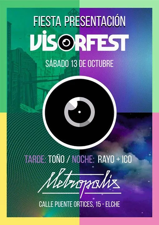 Fiesta de presentación del Visor Fest 2018 en Elche