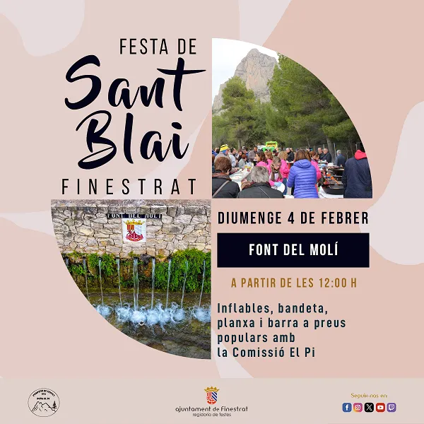 Fiesta de Sant Blai en Finestrat