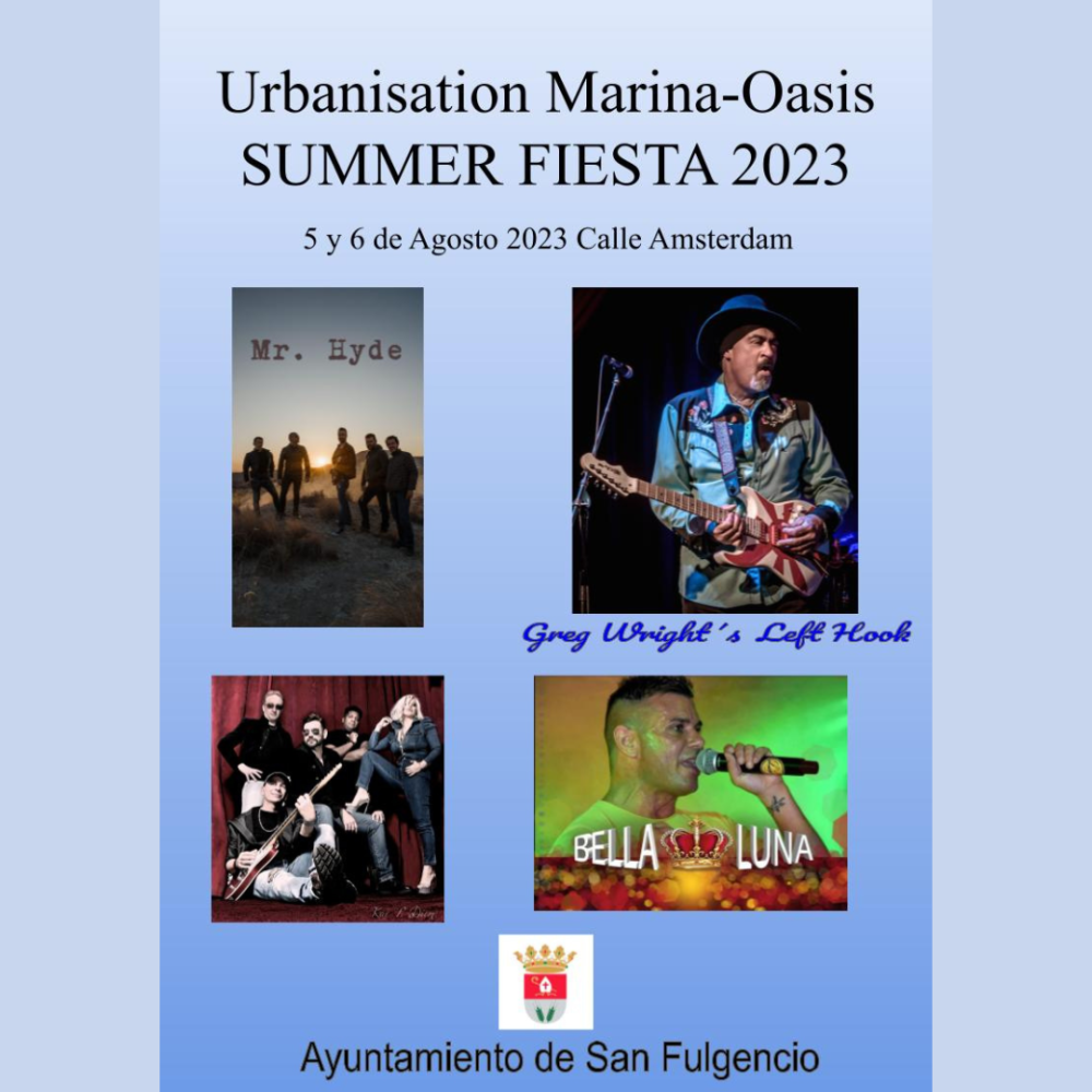 Fiesta de Verano 2023 Urbanización Marina-Oasis