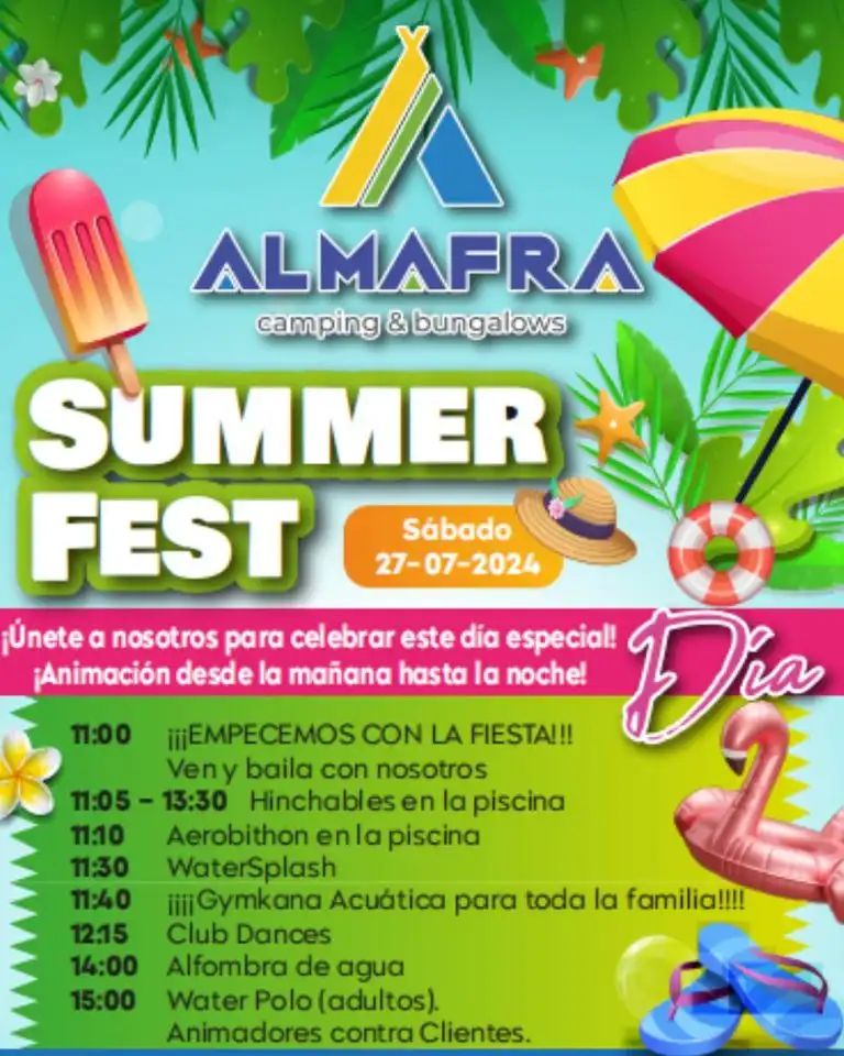 Fiesta de Verano Camping Almafra 2024