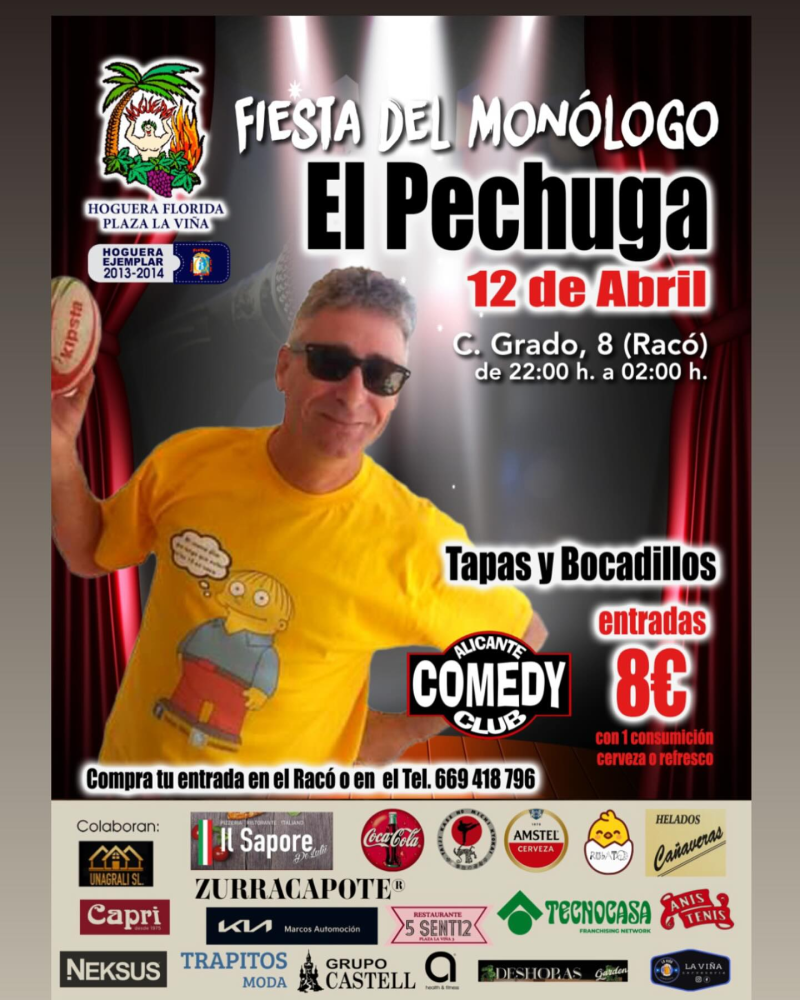 Fiesta del Monologo Hoguera Florida-Plaza de la Viña