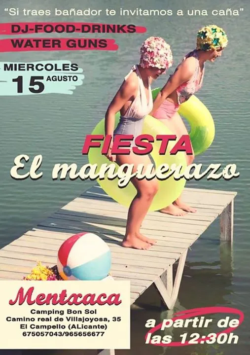 Fiesta El Manguerazo en Mentxaca Campello