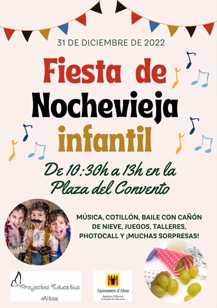 Fiesta Fin de Año Infantil 2022 Alfaz del Pi
