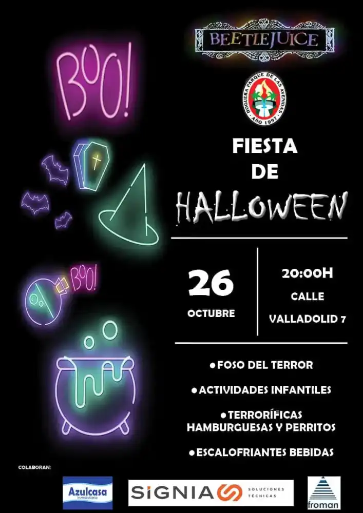 Fiesta Halloween Foguera Parque de las Avenidas 2024