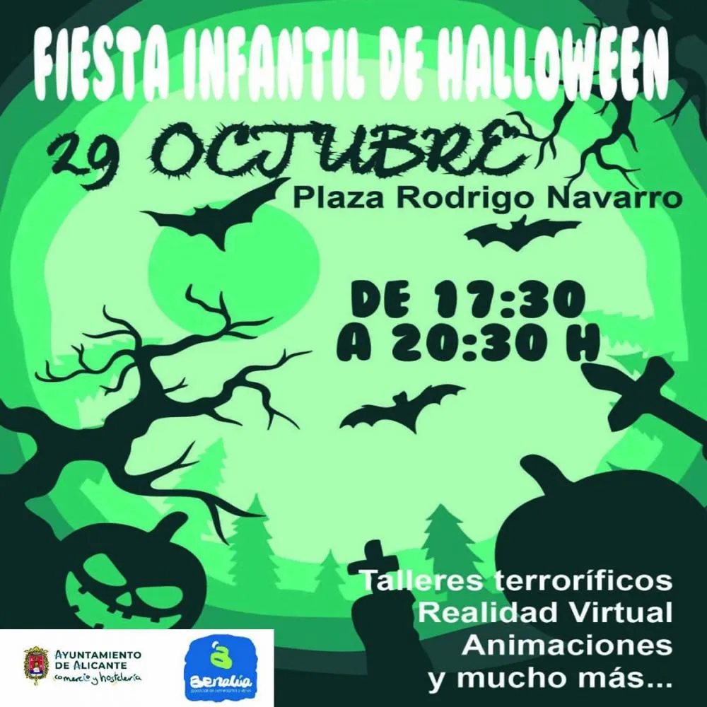 Fiesta Infantil de Halloween Benalúa Alicante