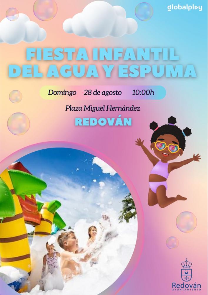Fiesta Infantil del Agua y la Espuma en Redován