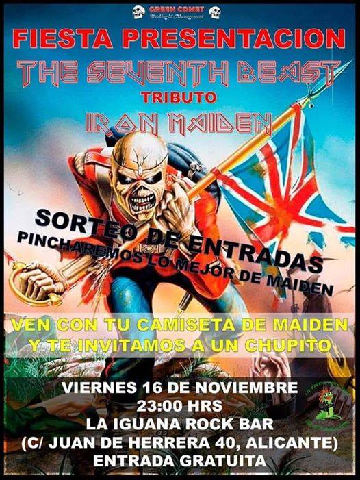 Fiesta Iron Maiden en La Iguana Rock Bar