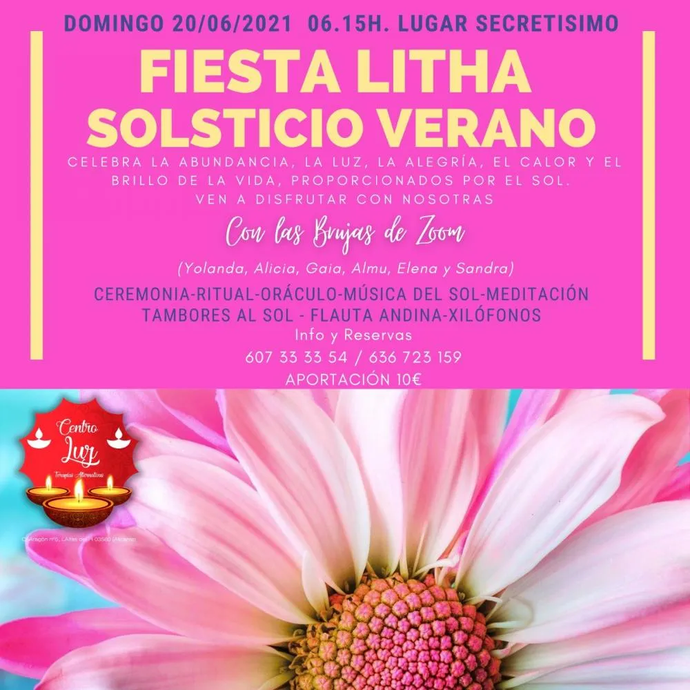 Fiesta Litha Solsticio Verano
