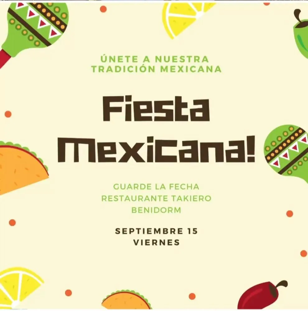 Fiesta Mexicana con Restaurante Ta'Kiero