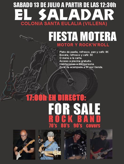 Fiesta Motera El Saladar - Directo For Sale Rock Band