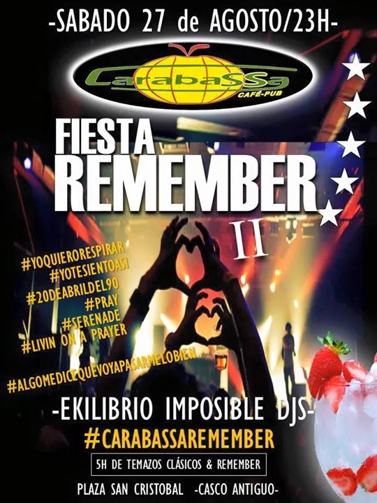 Fiesta Remember - Pub Carabassa, Alicante
