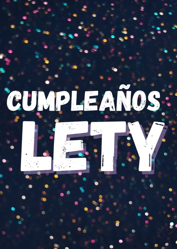 Fiesta Sorpresa Lety