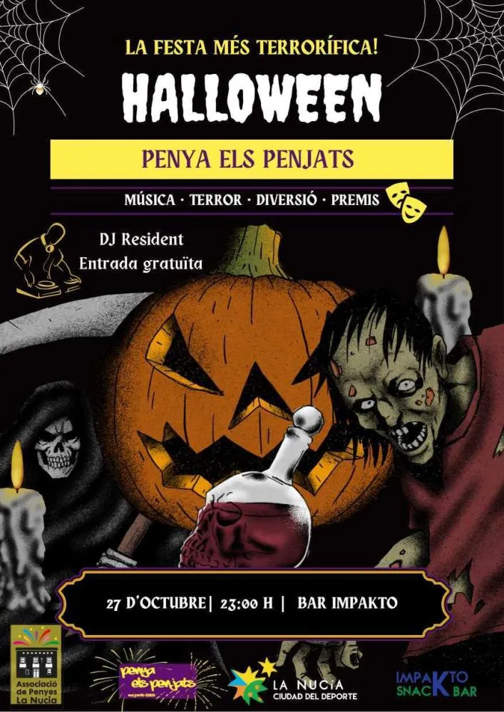 Fiesta Terrorífica de Halloween Penya els Penjats