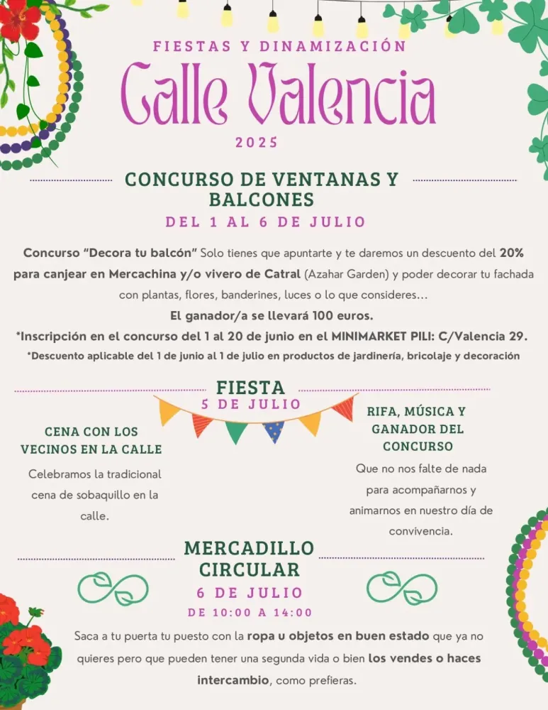 Fiestas Calle Valencia Catral 2025