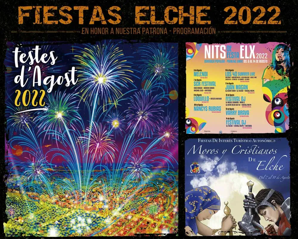 Fiestas de Agosto en Elche 2022 en Honor a la Patrona