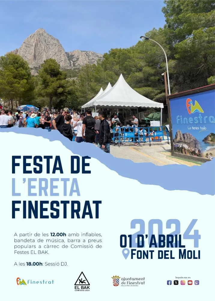 Fiestas de L'Ereta en Finestrat 2024
