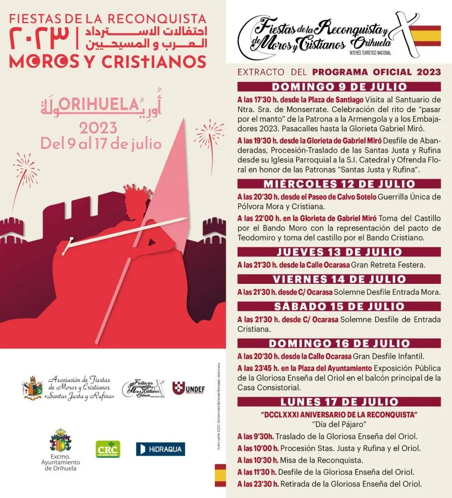 Fiestas de la Reconquista Orihuela 2023