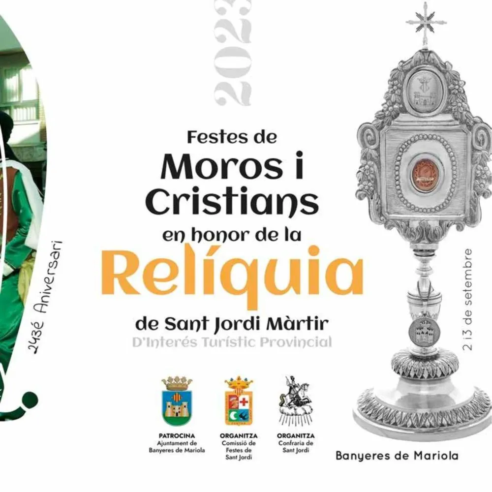 Fiestas de Moros y Cristianos en honor a la Relíquia de Sant Jordi 2023