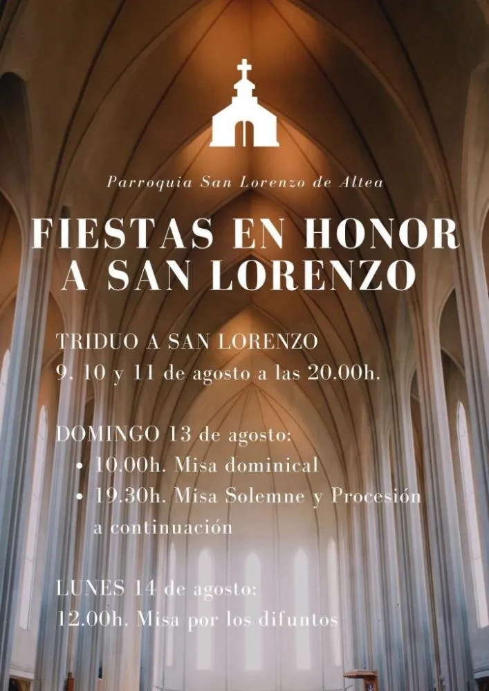 Fiestas de San Lorenzo Altea 2023