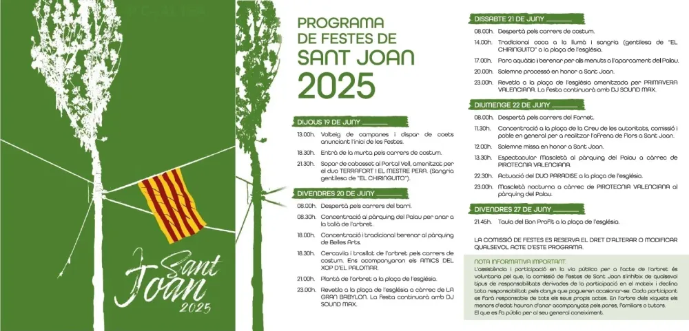 Fiestas de Sant Joan Altea 2025