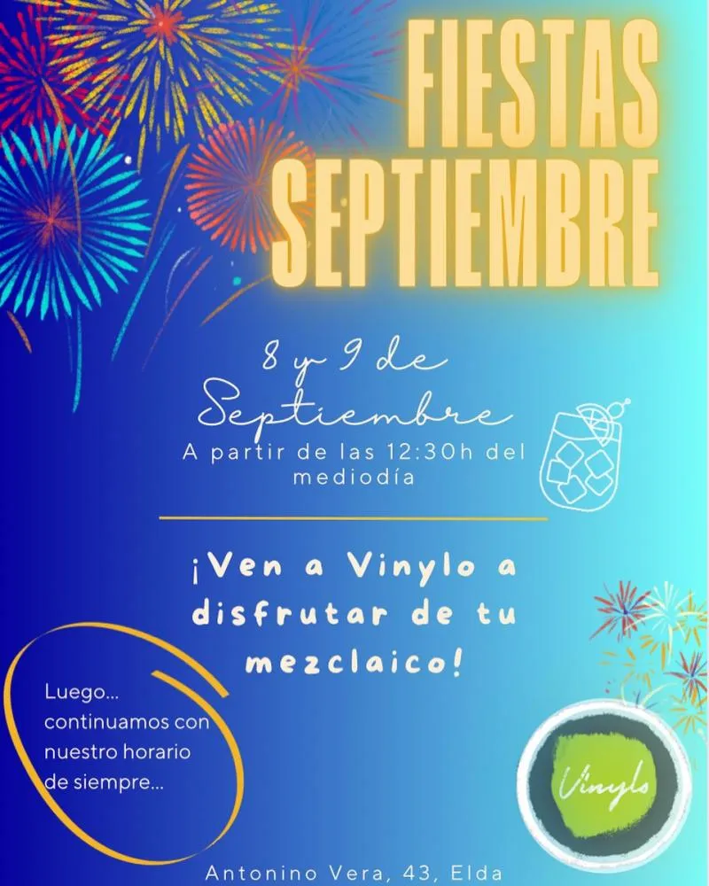 Fiestas de Septiembre Elda en Vinylo