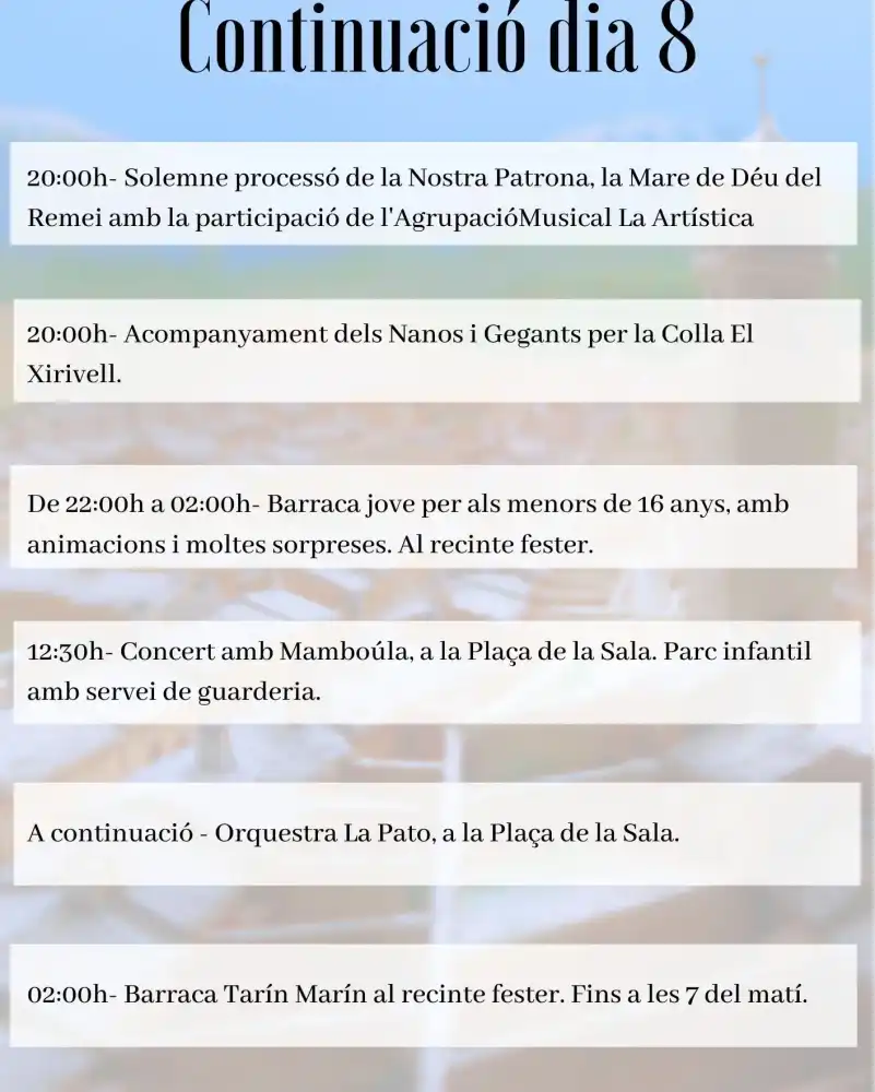 Fiestas de Septiembre Monóvar 2024