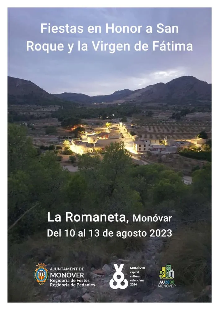 Fiestas en Honor a San Roque y la Virgen de Fátima 2023