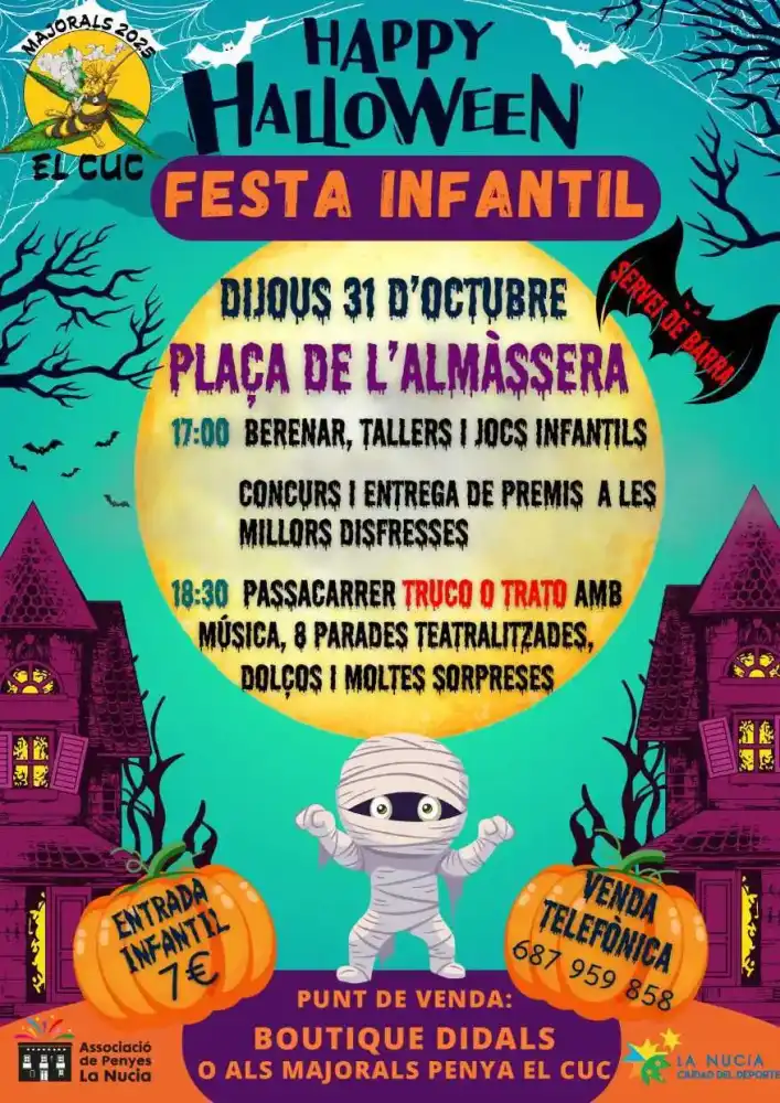 Fiestas Infantil Halloween