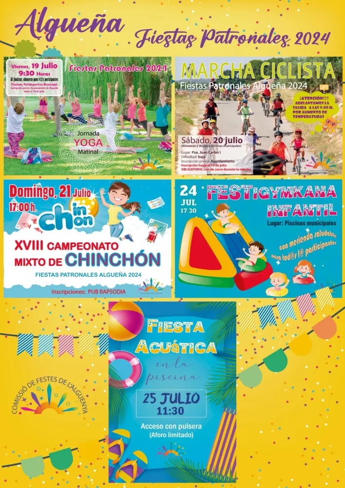 Fiestas Patronales de Algueña 2024