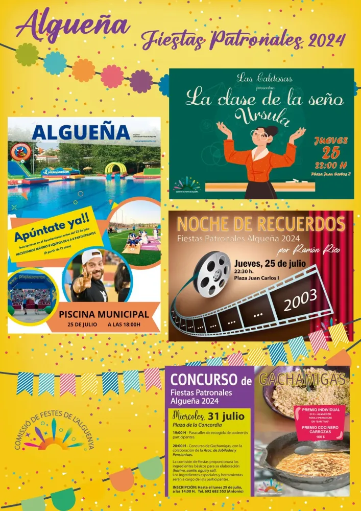 Fiestas Patronales de Algueña 2024