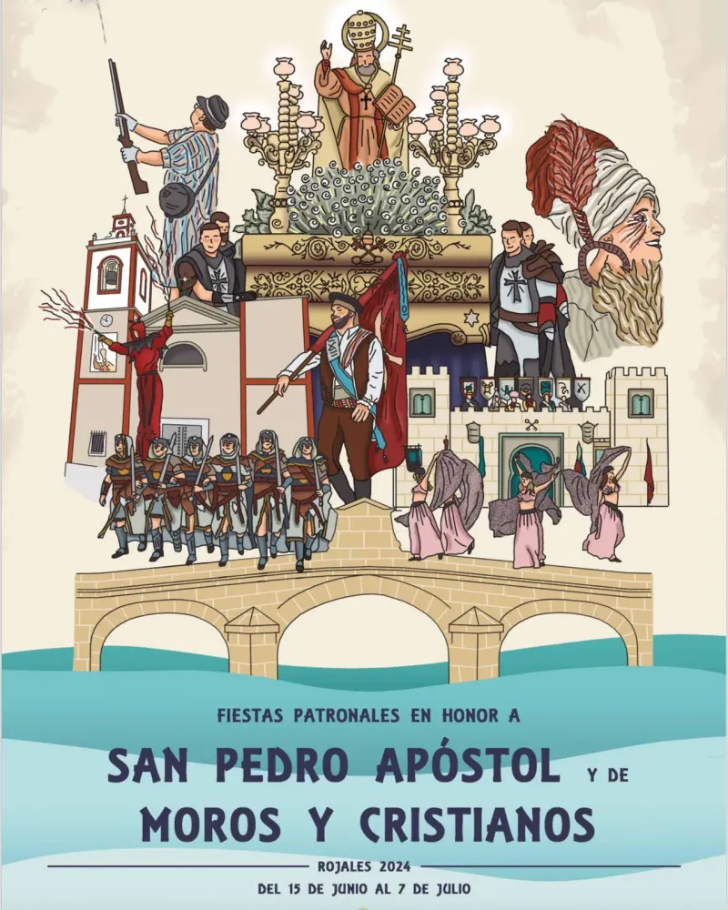 Fiestas Patronales de San Pedro Apóstol y de Moros y Cristianos Rojales 2024