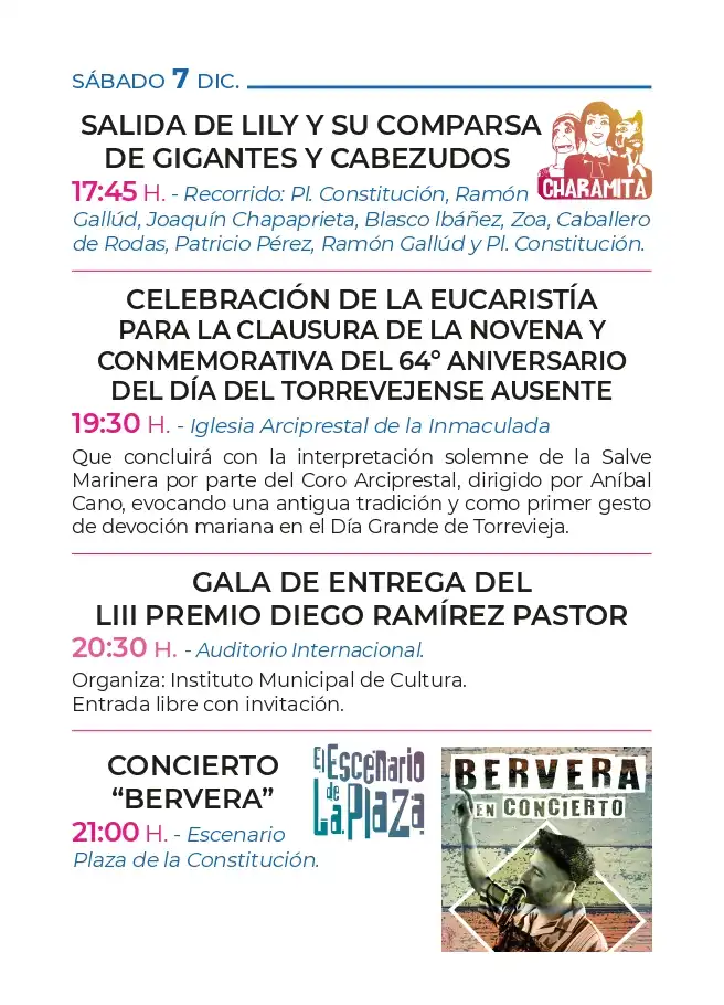 Fiestas Patronales Torrevieja 2024 en honor a la Purísima