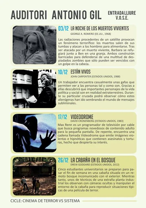 Filmoteca Sant Joan - Diciembre