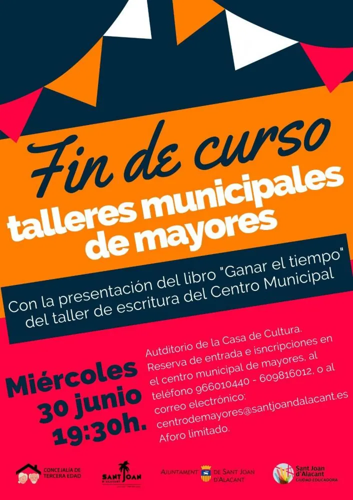 Fin de curso de los talleres municipales de mayores de San Juan