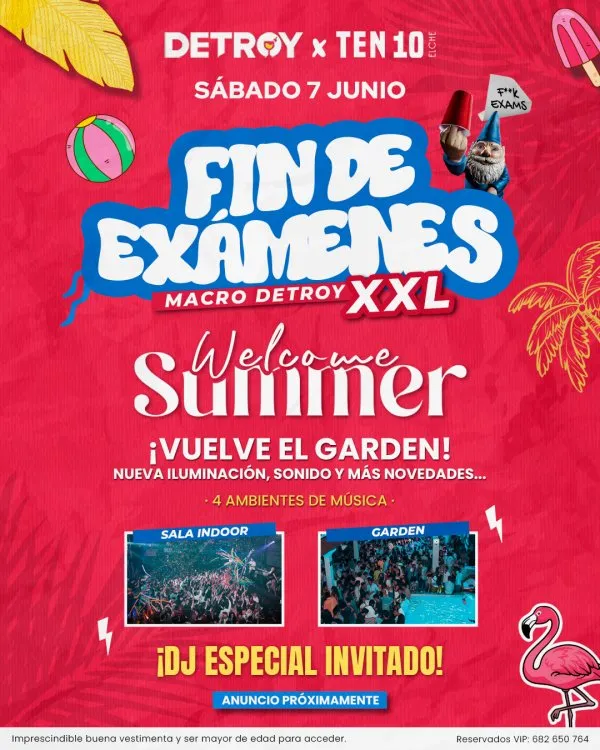 Fin de exámenes
