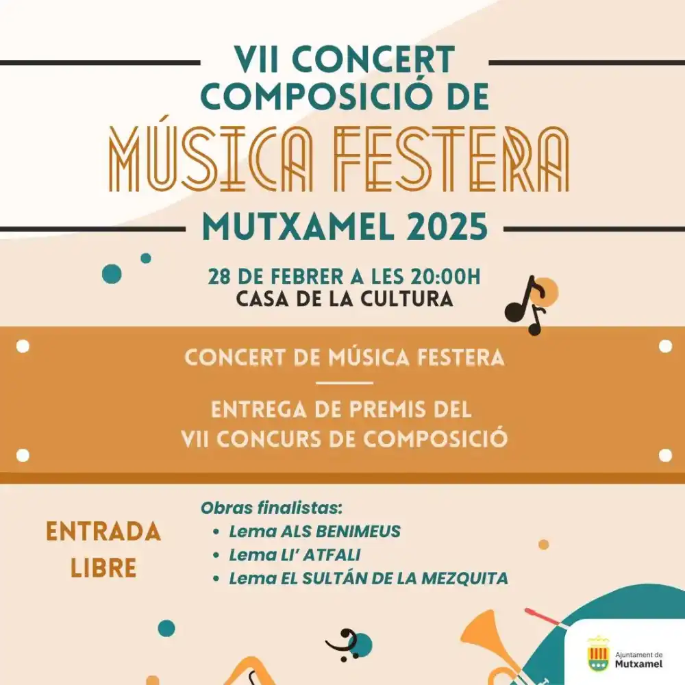 Final del 7ª Concurso de Música Festera de Mutxamel 2025