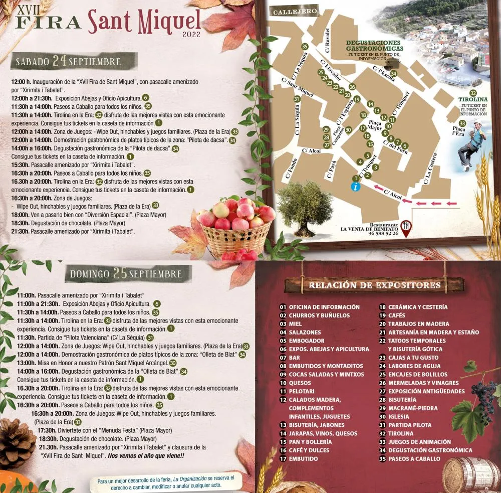 Fira Sant Miquel Benifato