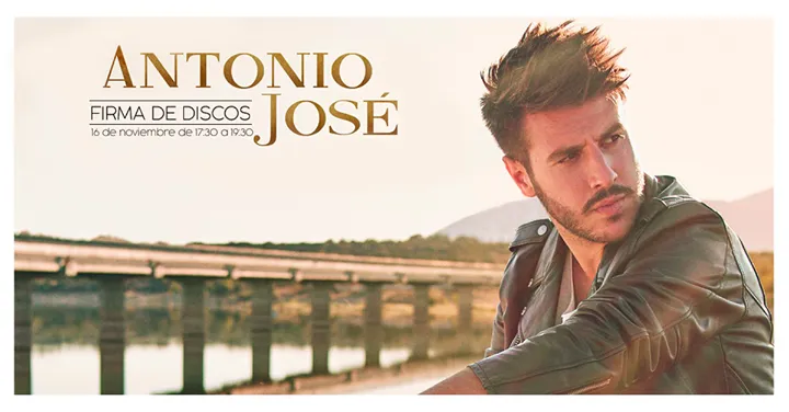 Firma de discos de Antonio José en Alicante