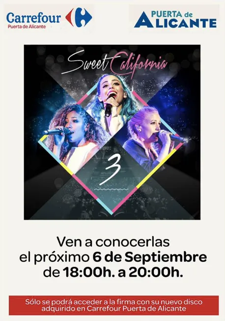 Firma de discos Sweet California