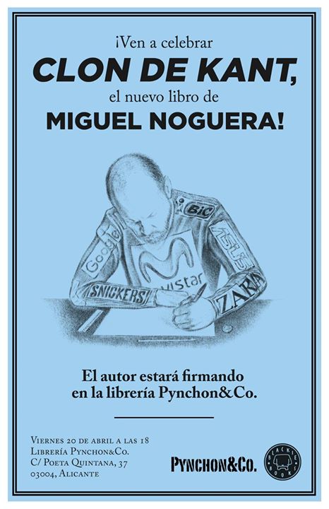 Firma de libros 'Clon de Kant' de Miguel Noguera