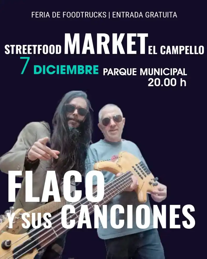 Flaco y sus canciones ► Campello Street Food Market 2024