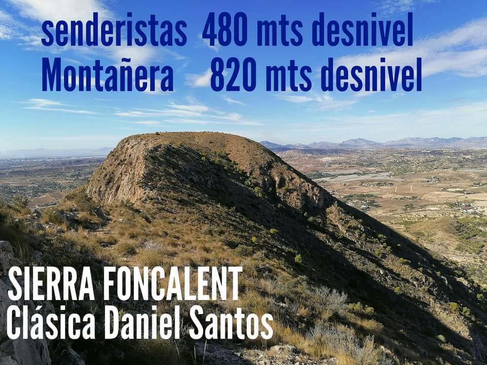 Foncalent montañera y senderista Daniel Santos