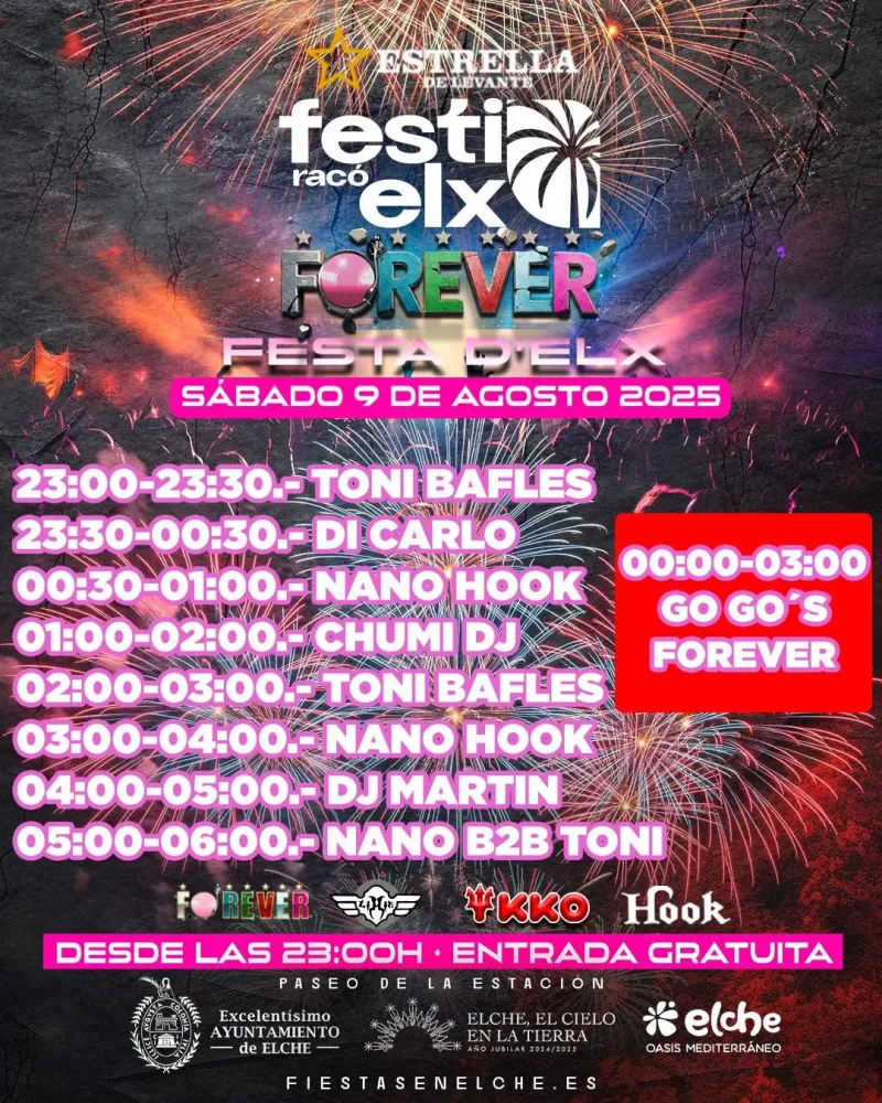 Forever festa d'Elx