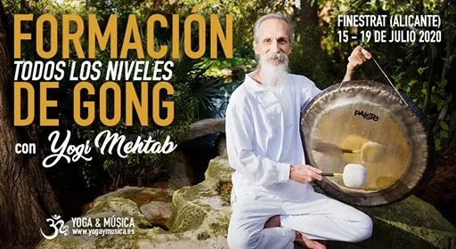 Formación en Gong con Yogi Mehtab.