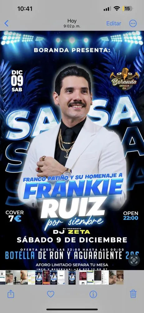 Franco Patiño Homenaje a Frankie Ruiz