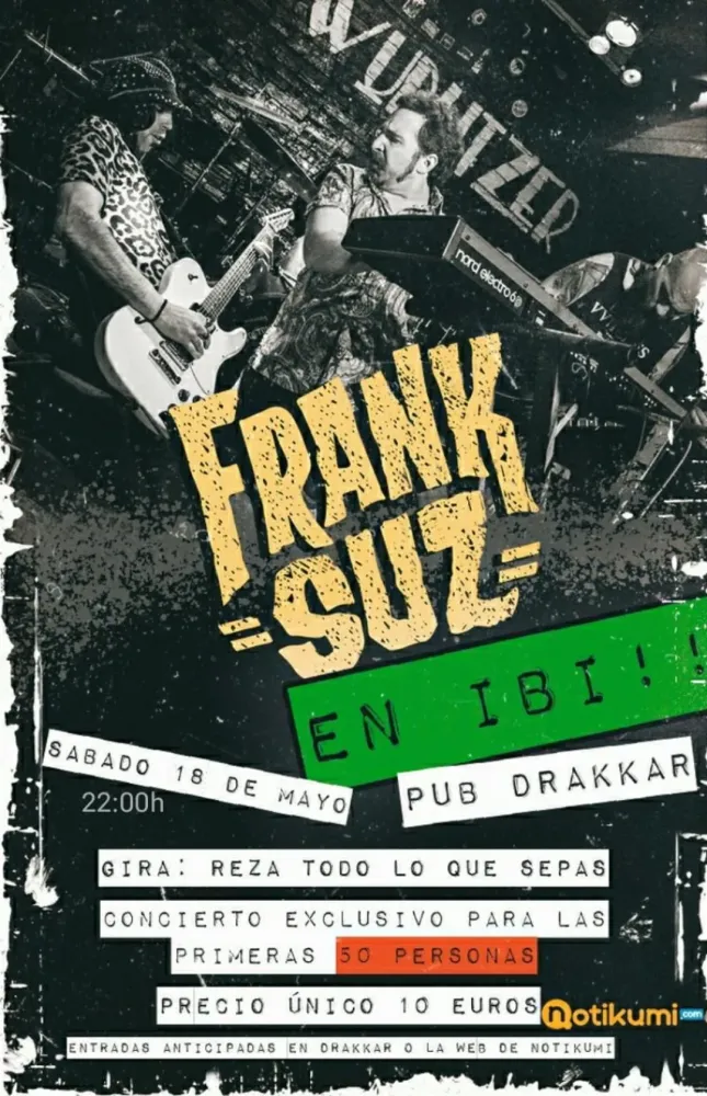 Frank Suz, en su gira "Reza todo lo que sepas"